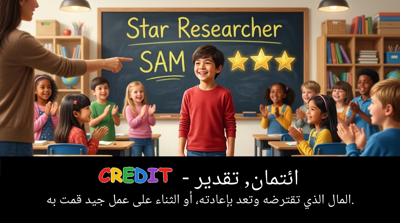 Arabic Illustration for credit